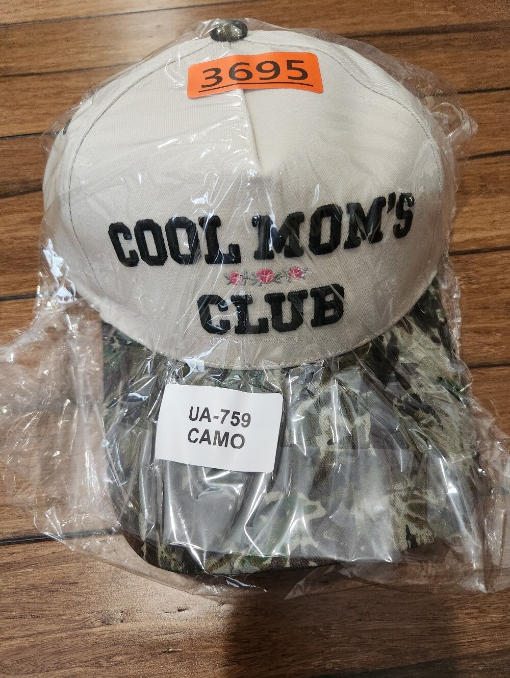 "Cool Mom's Club" Camo Bill Cap